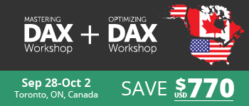 Sep 28-Oct 2, 2015 / Learn DAX in North America!