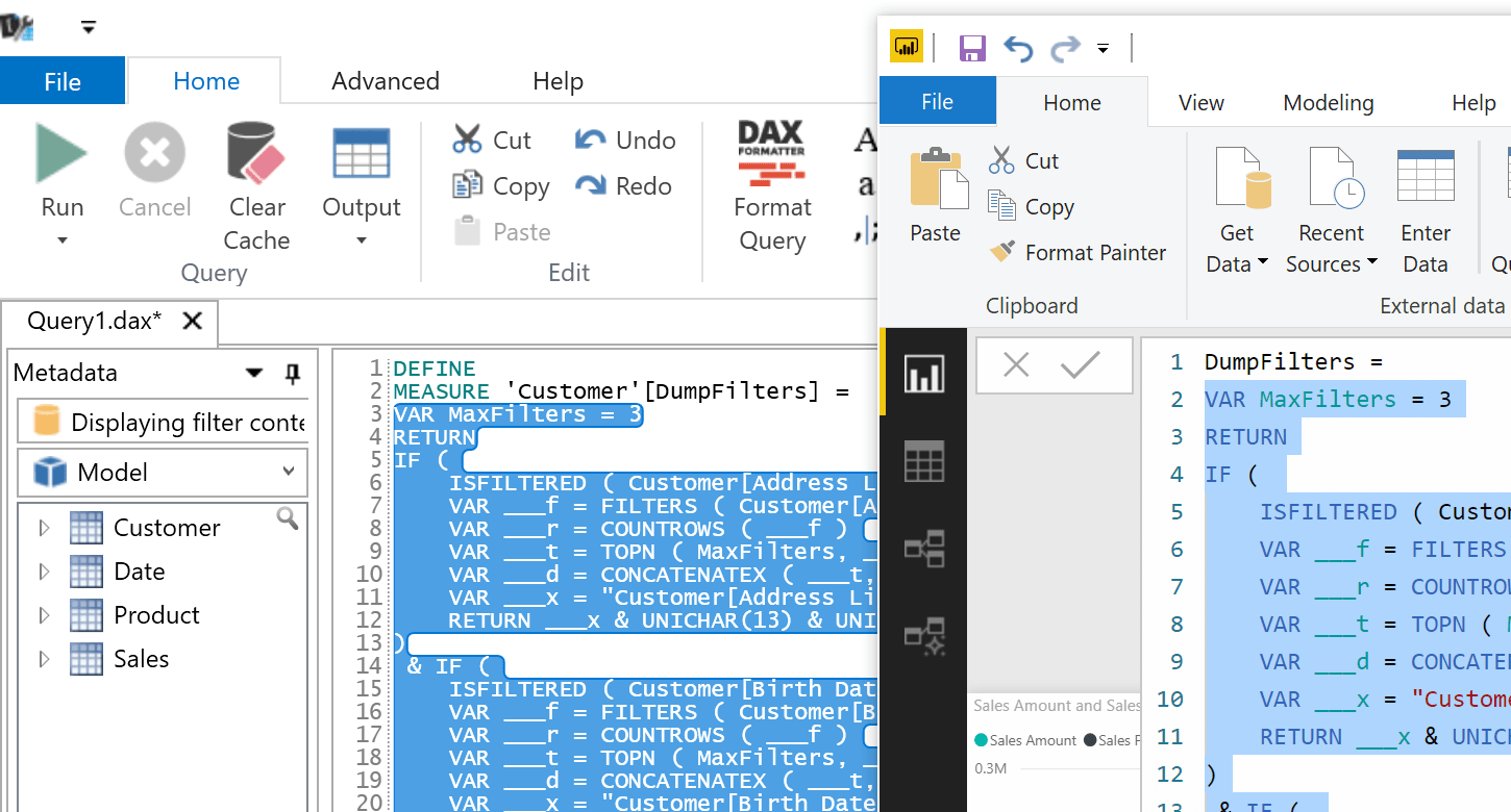 Фильтр в power bi