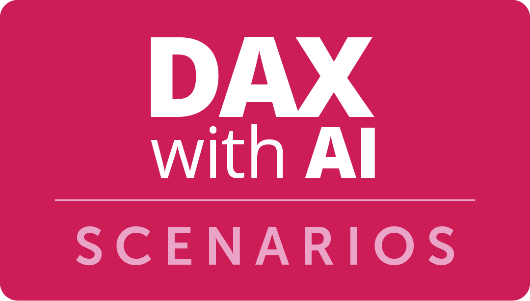DAX with AI: Scenarios (logo)