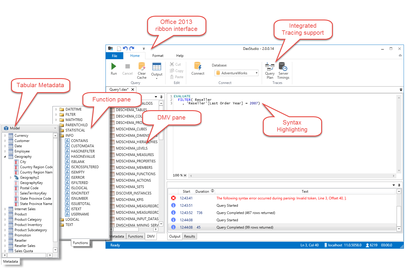 DAX Studio - SQLBI