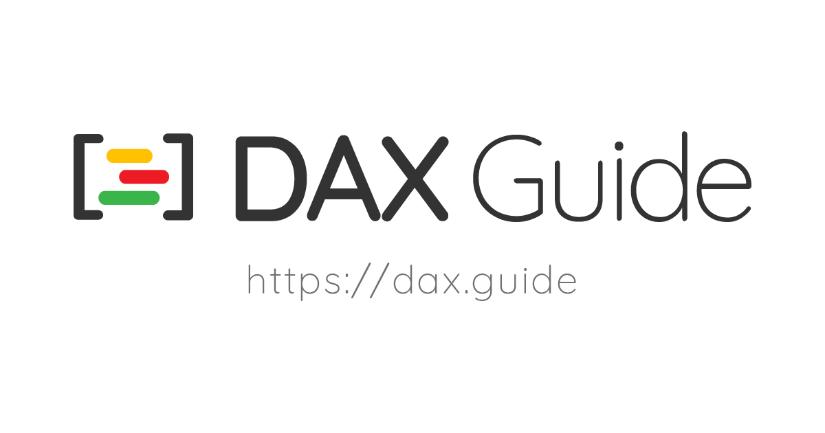 DAX Guide – the reference I had been wanting - SQLBI