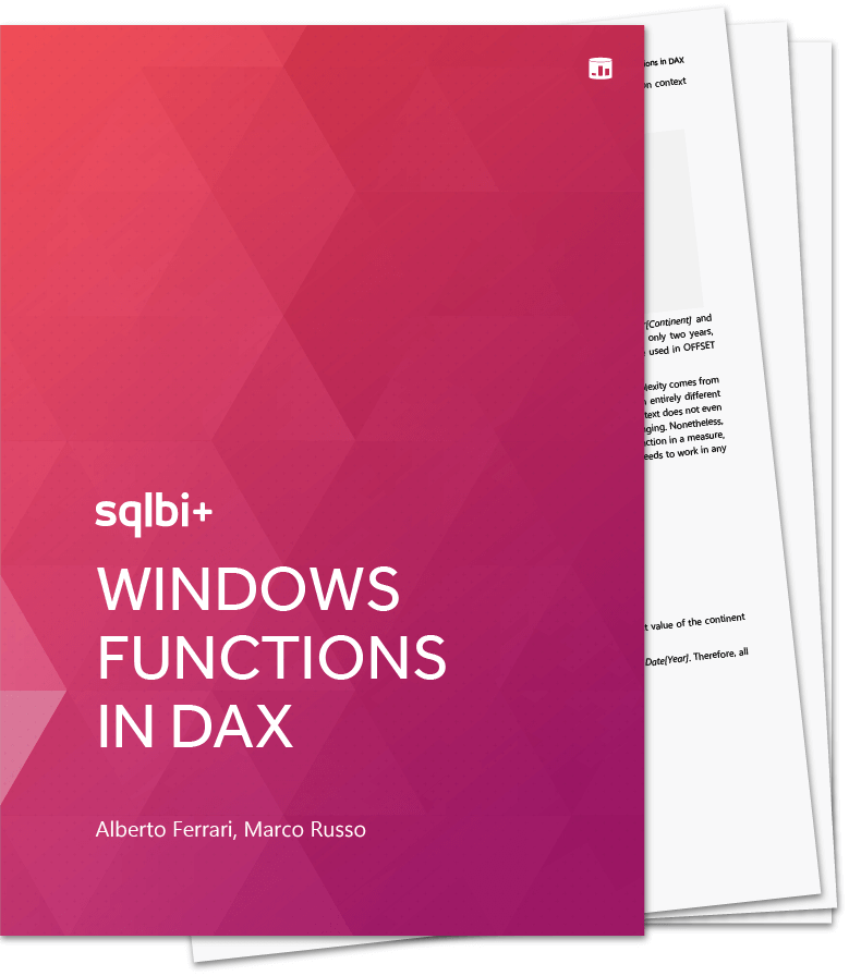 Window functions in DAX